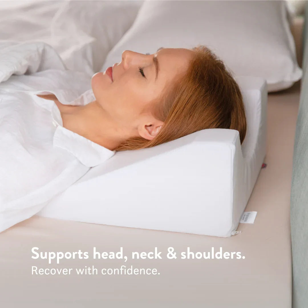 Facial Recovery Pillow – Back Sleep Position Support Pillow