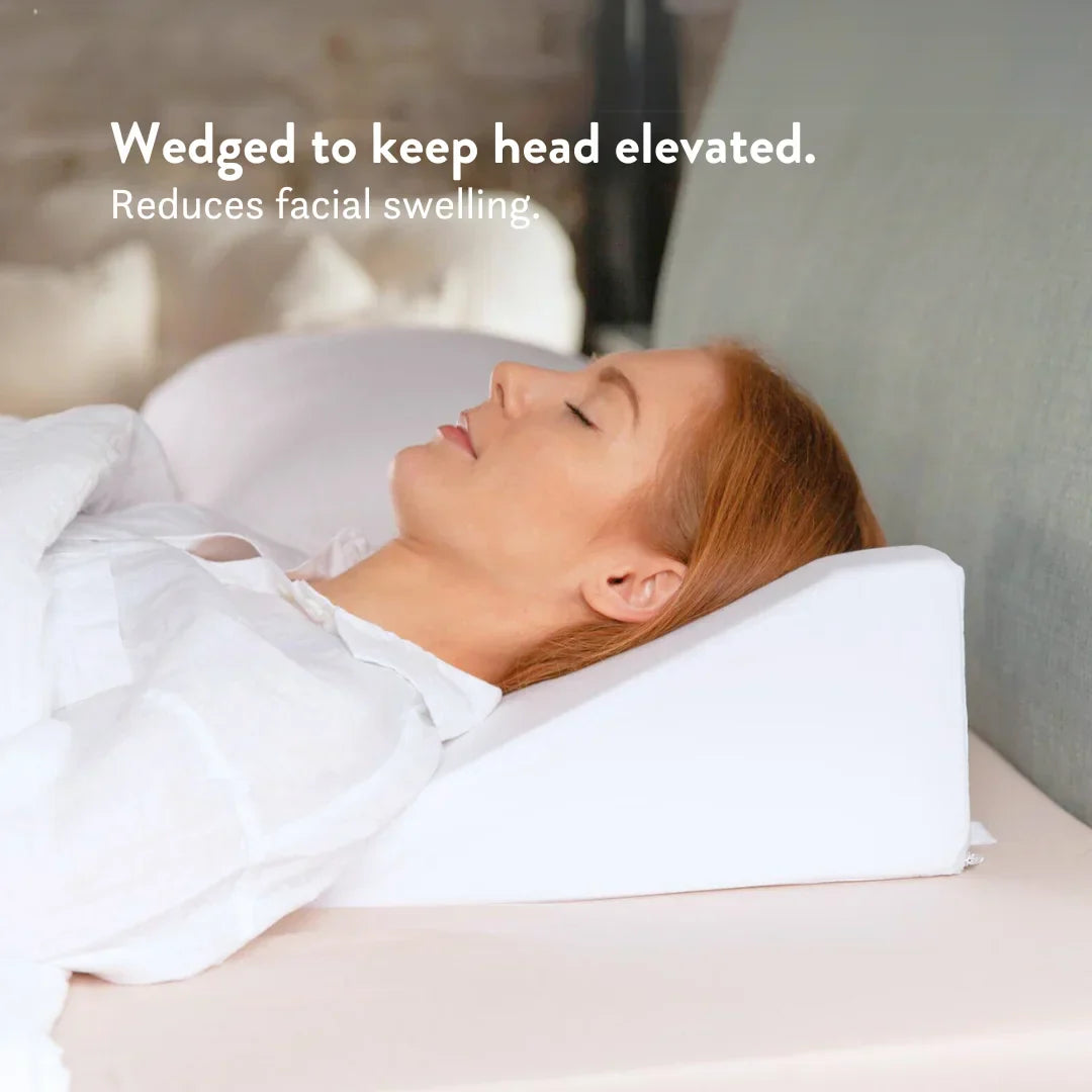 Facial Recovery Pillow – Back Sleep Position Support Pillow