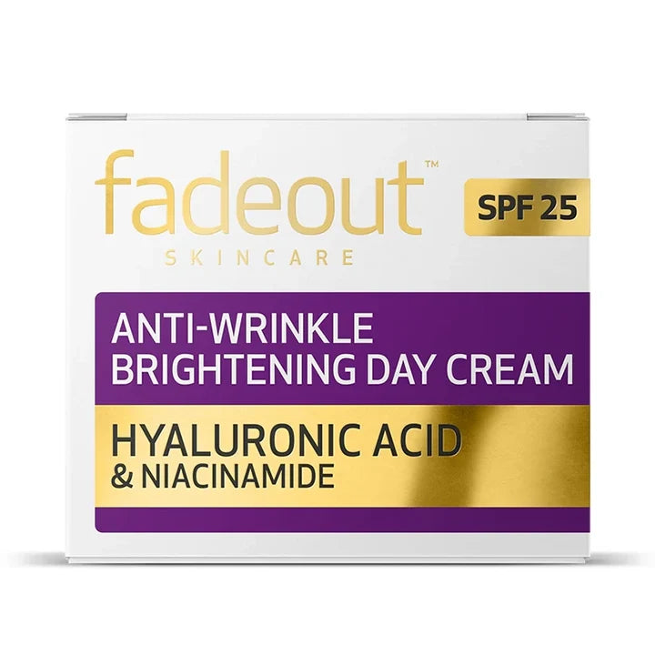 Fade Out Anti-Wrinkle Brightening Day Cream SPF 25 for Dark Spots & Fine Lines, 50ml