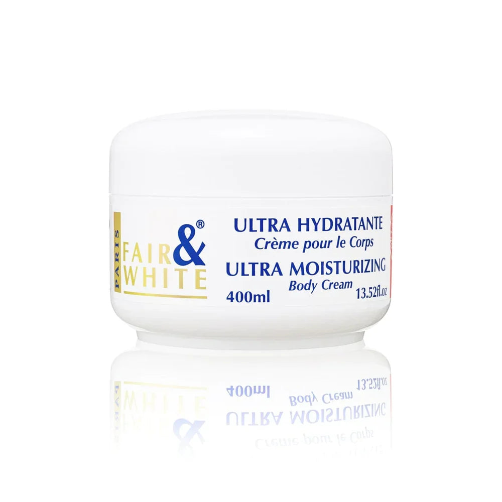 Fair & White Ultra Moisturizing Body Cream 13.5oz For Soft Supple Skin