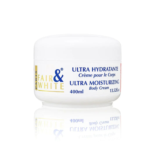 Fair & White Ultra Moisturizing Body Cream 13.5oz For Soft Supple Skin