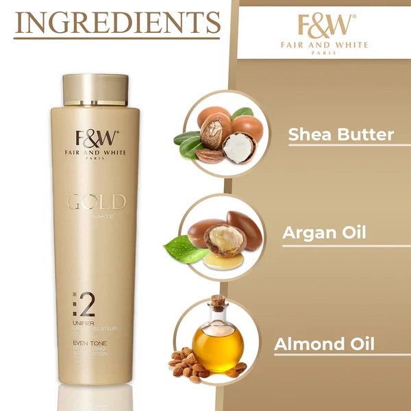 Fair and White 2: Gold Intense Argan Oil Active Serum 30 ml / 1fl.oz