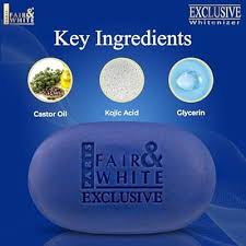 Fair & White Exclusive Exfoliating Soap 7oz For Smoother Looking Skin