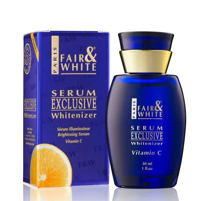 Fair & White Exclusive Vitamin C Brightening Serum 1oz For Radiance and Clarity