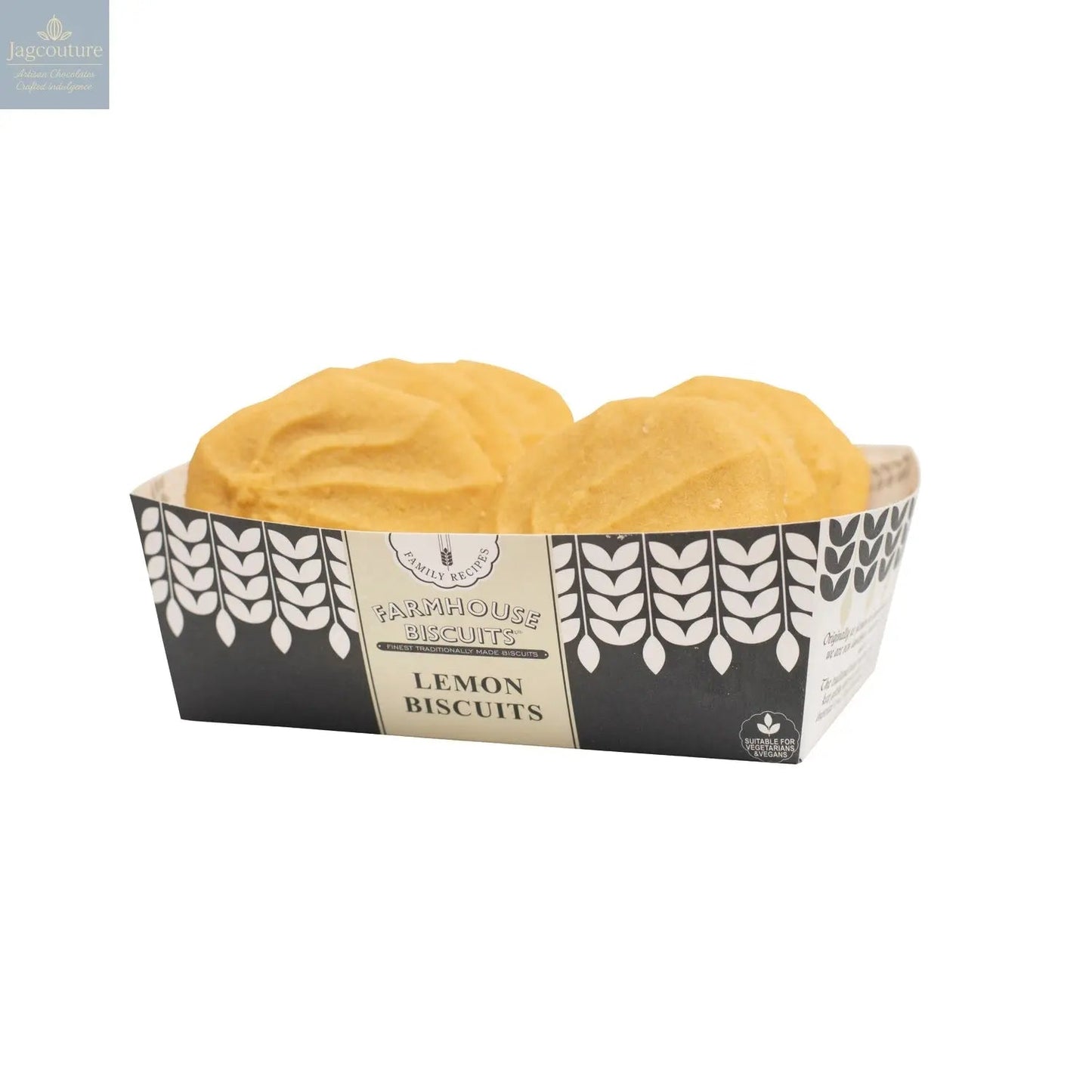 Farmhouse lemon biscuits in tray - VAT FREE