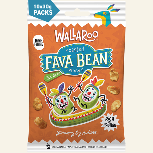 Roasted Fava Bean Pieces - Sea Salt