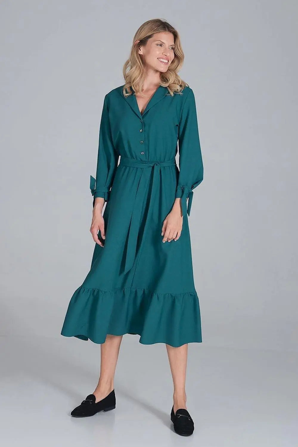 Figl elastic band maxi dress