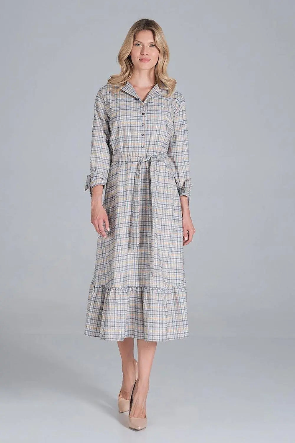 Figl elastic band maxi dress