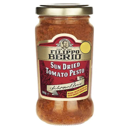 Filippo Berio Sun Dried Tomato Pesto 190g (Case of 10)