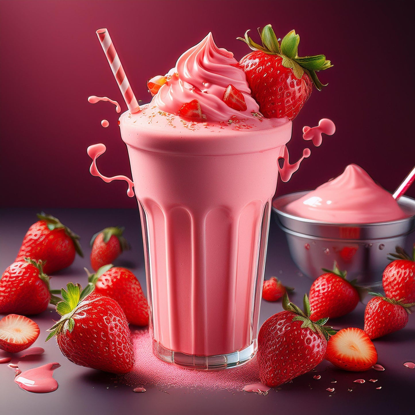 🍓🥛 Strawberry Milkshake Food Flavouring - Professional High Strength - 50ml