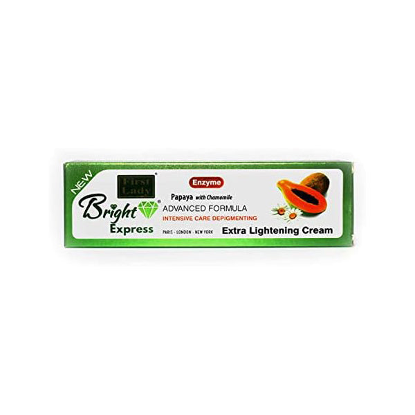 First Lady Bright Express Papaya & Chamomile Extra Skin Lightening Cream for Dull, Uneven Skin 50g/1.76 oz