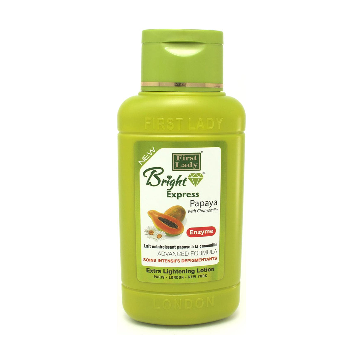 First Lady Bright Express Papaya & Chamomile Extra Skin Lightening Lotion for Radiant & Even Skin Tone 500ml