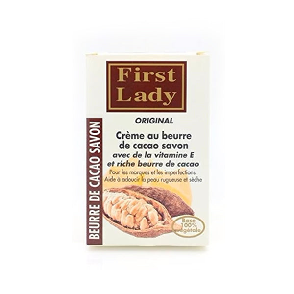 First Lady Original Creamy Cocoa Butter Soap for Hydrating & Smoothing Skin 200g/7.05 oz