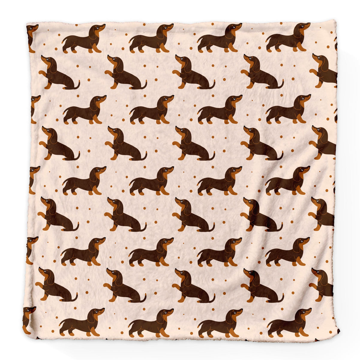 Sausage Dogs Dachshund - Fleece Blanket  150cm X 150cm or 75cm x75cm