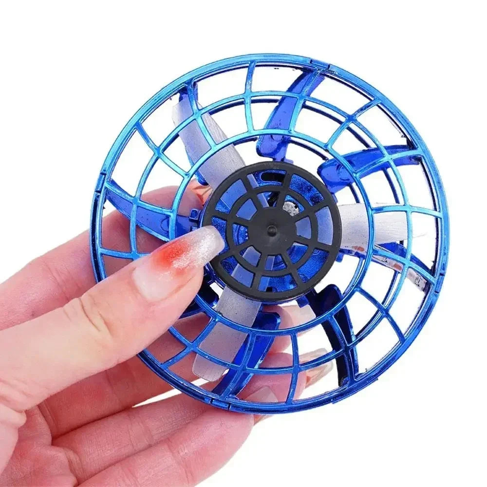 Flying Spinner UFO Mini Drone - Magic Boomerang Levitation Toy with LED Lights, Light-Up Hover Ball for Kids & Adults