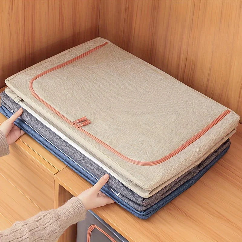 Folding Storage Box Organiser Large Capacity Clothing & Quilt Boxes Organisation