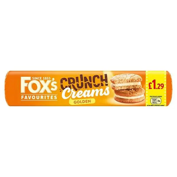 Fox's Favourites Crunch Creams Golden 200g (Case of 12)