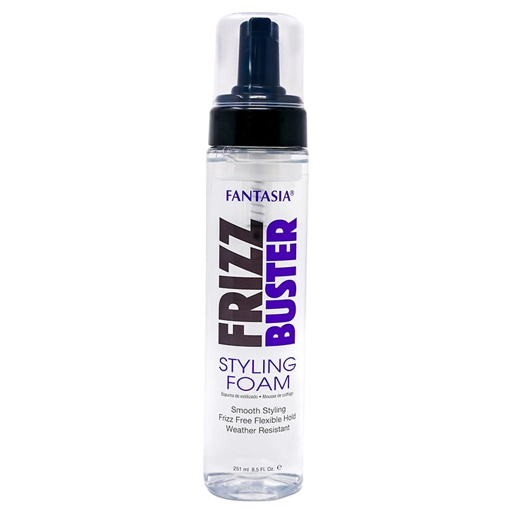 Fantasia IC Frizz Buster Styling Foam for Frizz Control & Smooth Styling for All Hair Types 8.5 oz