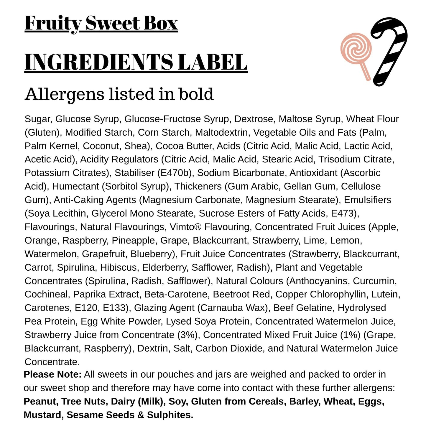 Fruity Sweet Box