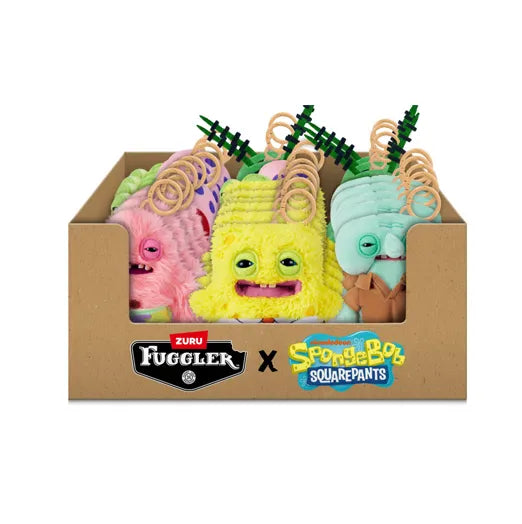 Fuggler x SpongeBob SquarePants Plush Keyrings by ZURU - Series 1 NEW