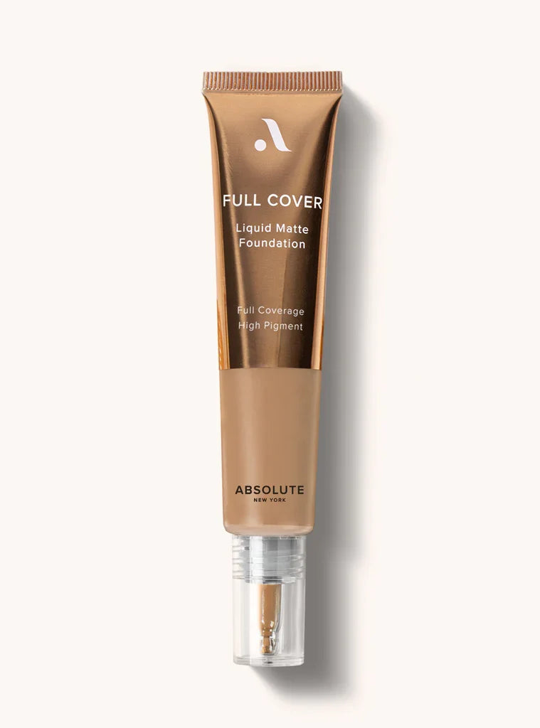 Absolute New York Full Cover Liquid Matte Foundation | Flawless, Oil-Control Finish for All Skin Types | 30ml