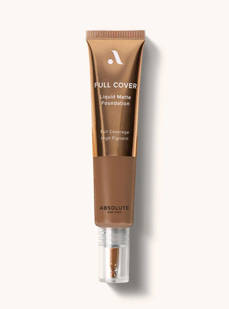 Absolute New York Full Cover Liquid Matte Foundation - Long-Lasting Flawless Coverage for All Skin Types - 30 ml / 1.01 oz