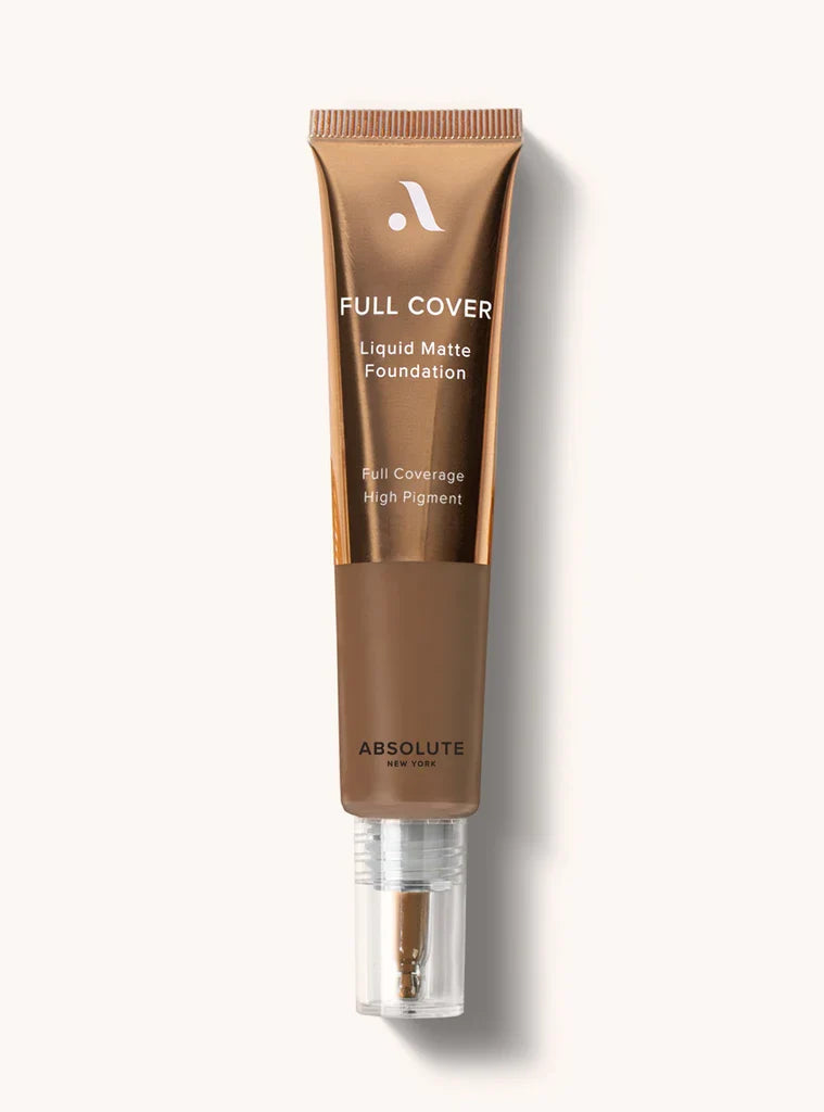 Absolute New York Full Cover Liquid Matte Foundation | Flawless, Oil-Control Finish for All Skin Types | 30ml