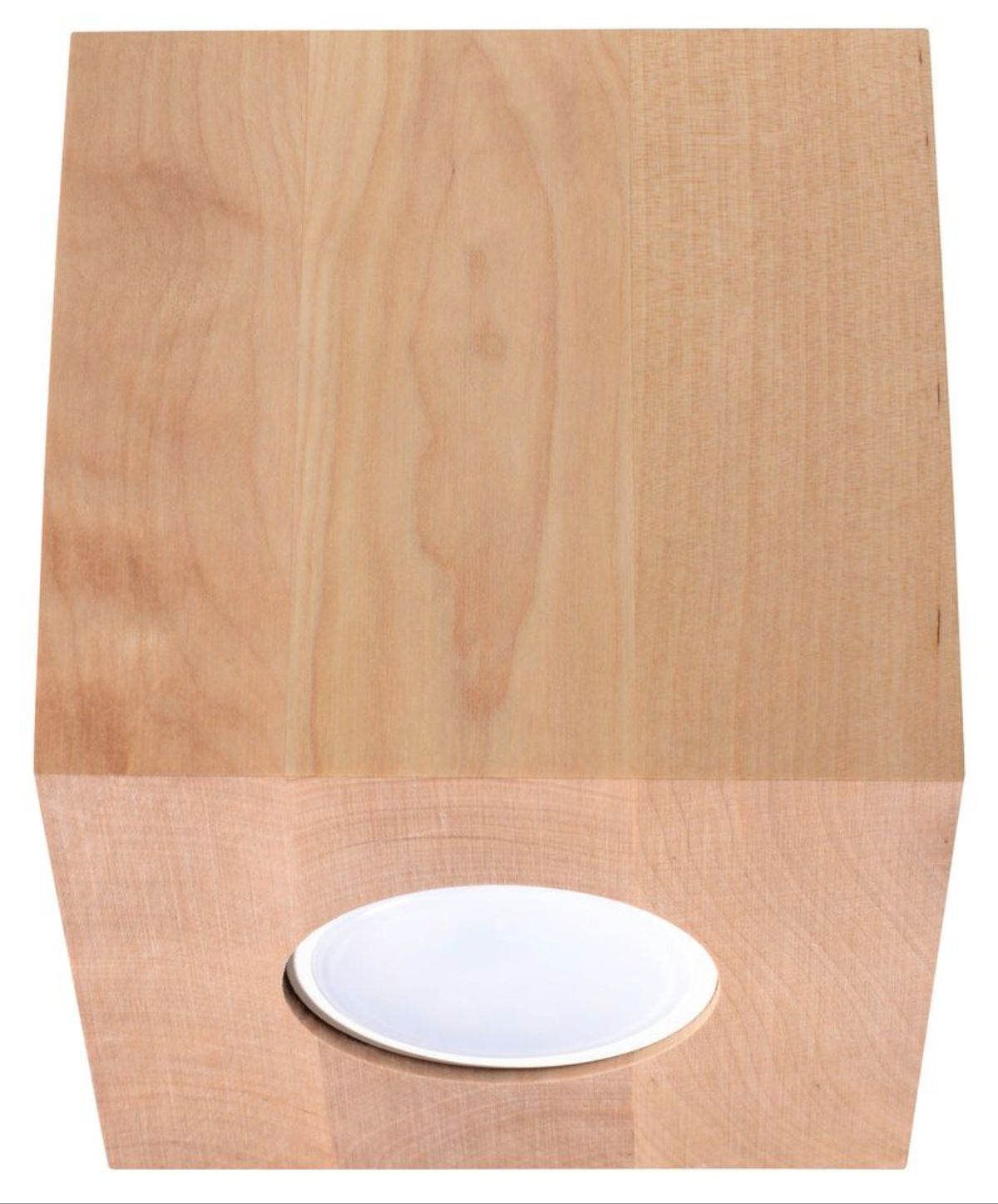مصباح سقف QUAD خشب طبيعي مربع الشكل بتصميم بوهيمي LED GU10