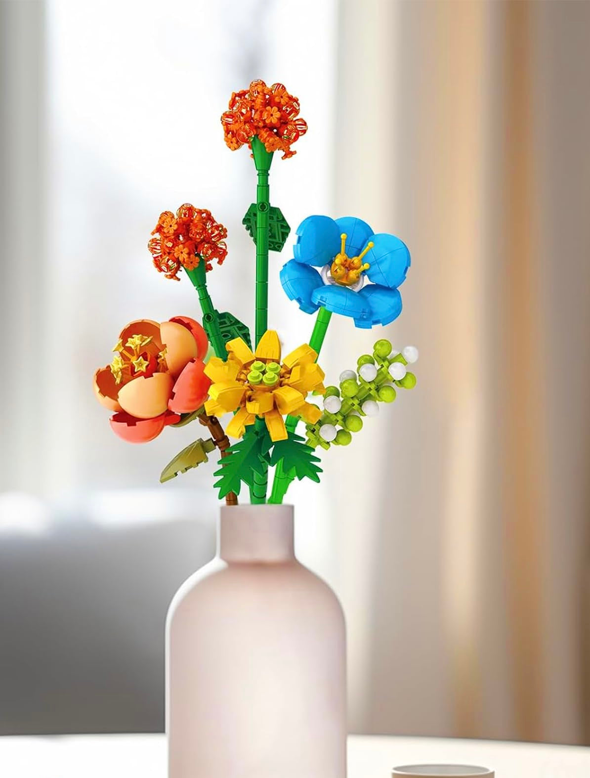 LOZ Eternal Flowers Orange Twilight Bouquet 4601