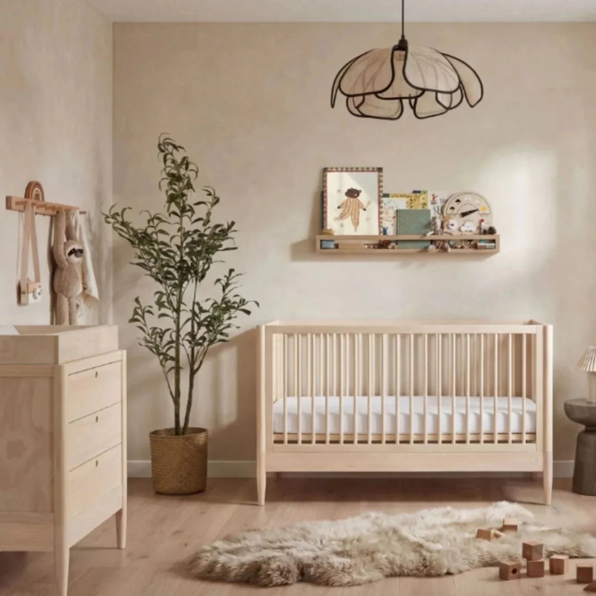 Gaia Baby Eos 2 Piece Room Set - All Natural Ash