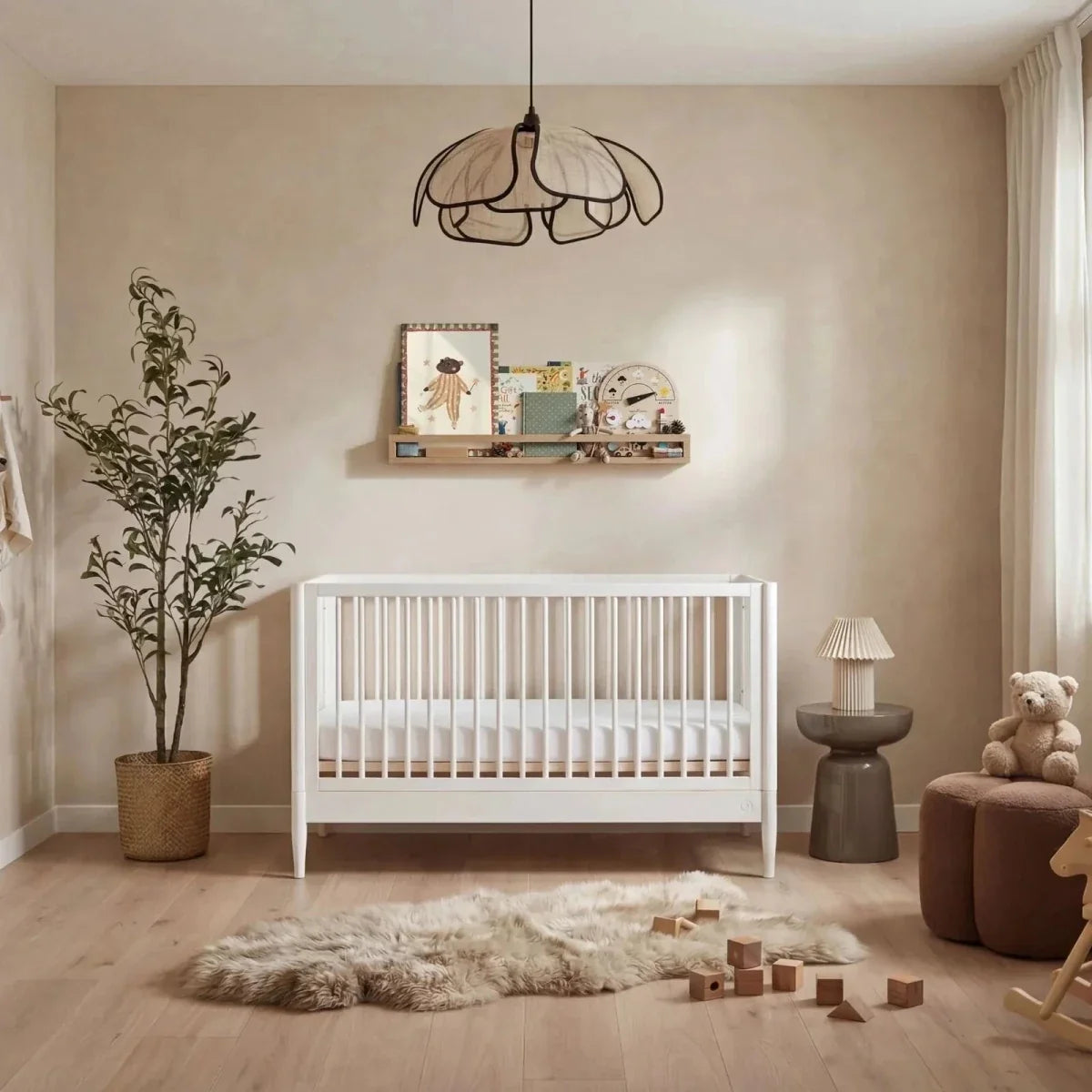 Gaia Baby Eos 2 Piece Room Set - All White