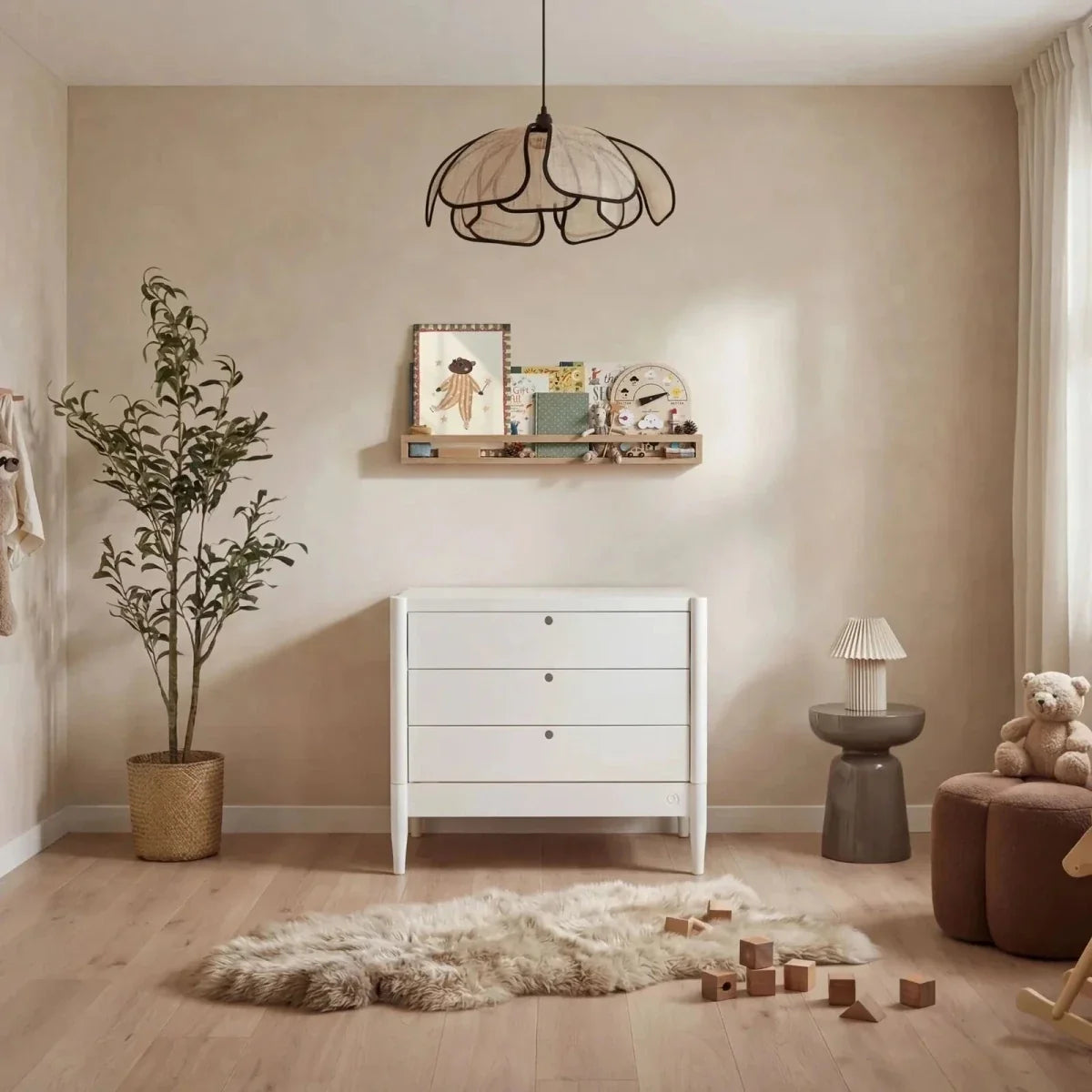 Gaia Baby Eos 2 Piece Room Set - All White