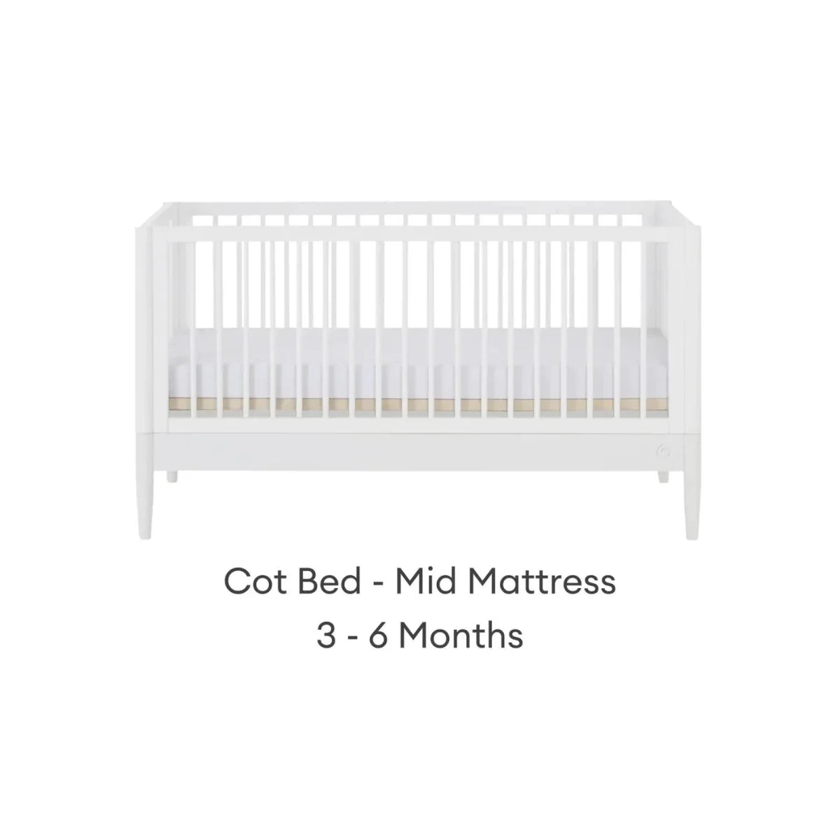 Gaia Baby Eos 2 Piece Room Set - All White