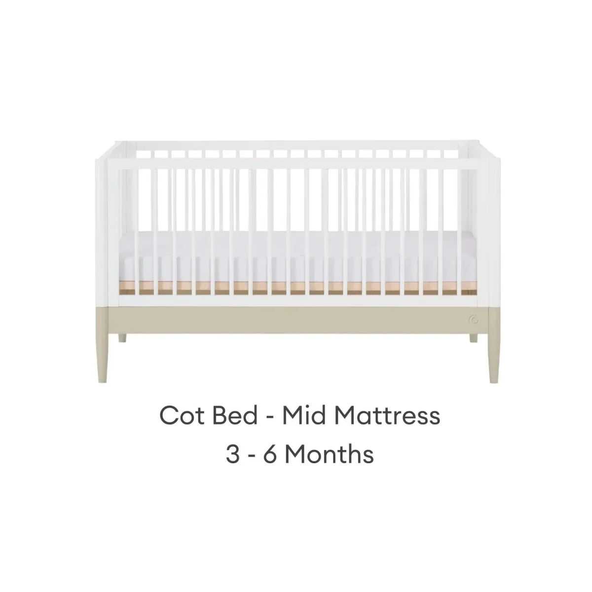 Gaia Baby Eos 2 Piece Room Set - Desert Sage/White