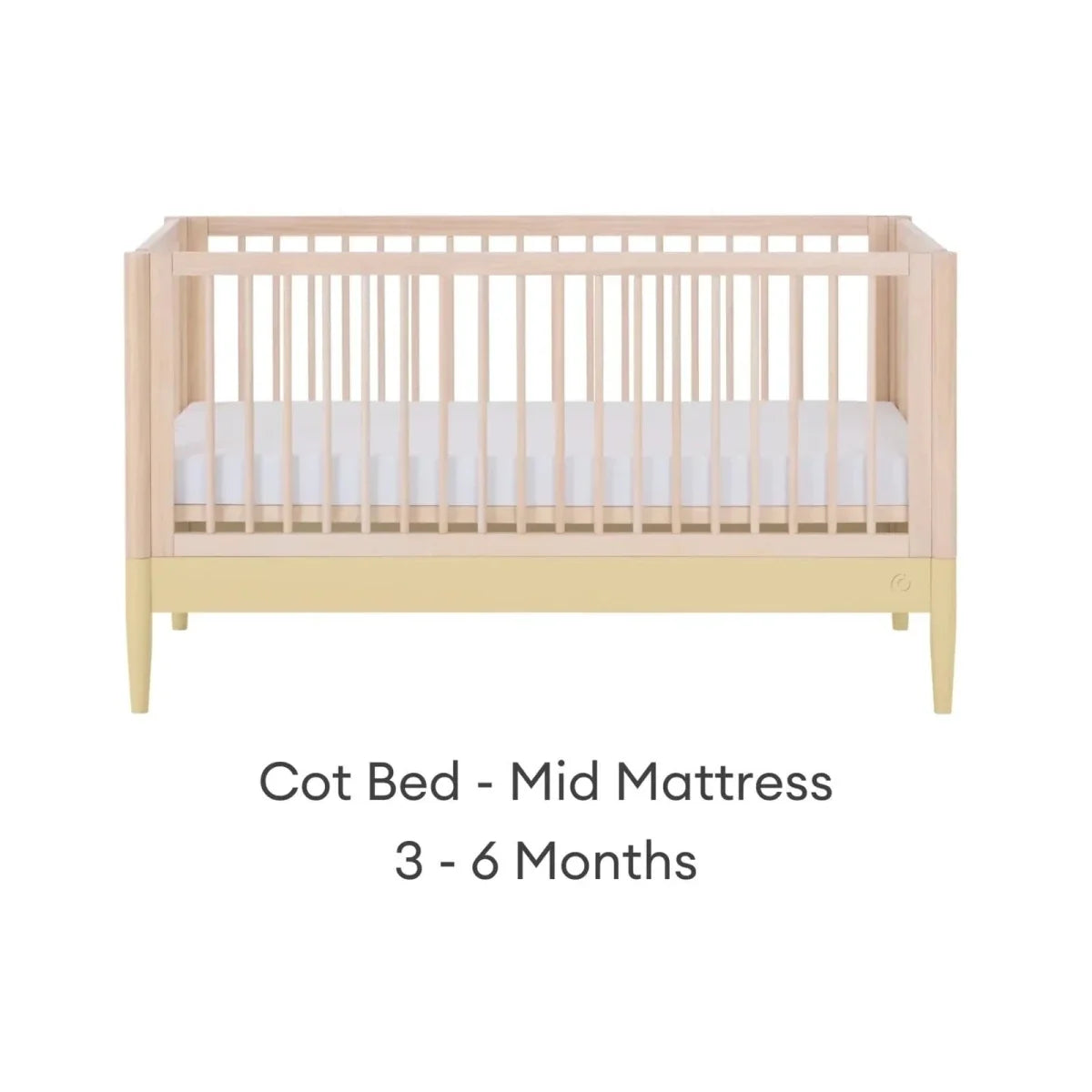 Gaia Baby Eos 2 Piece Room Set - Primrose Yellow/Natural Ash