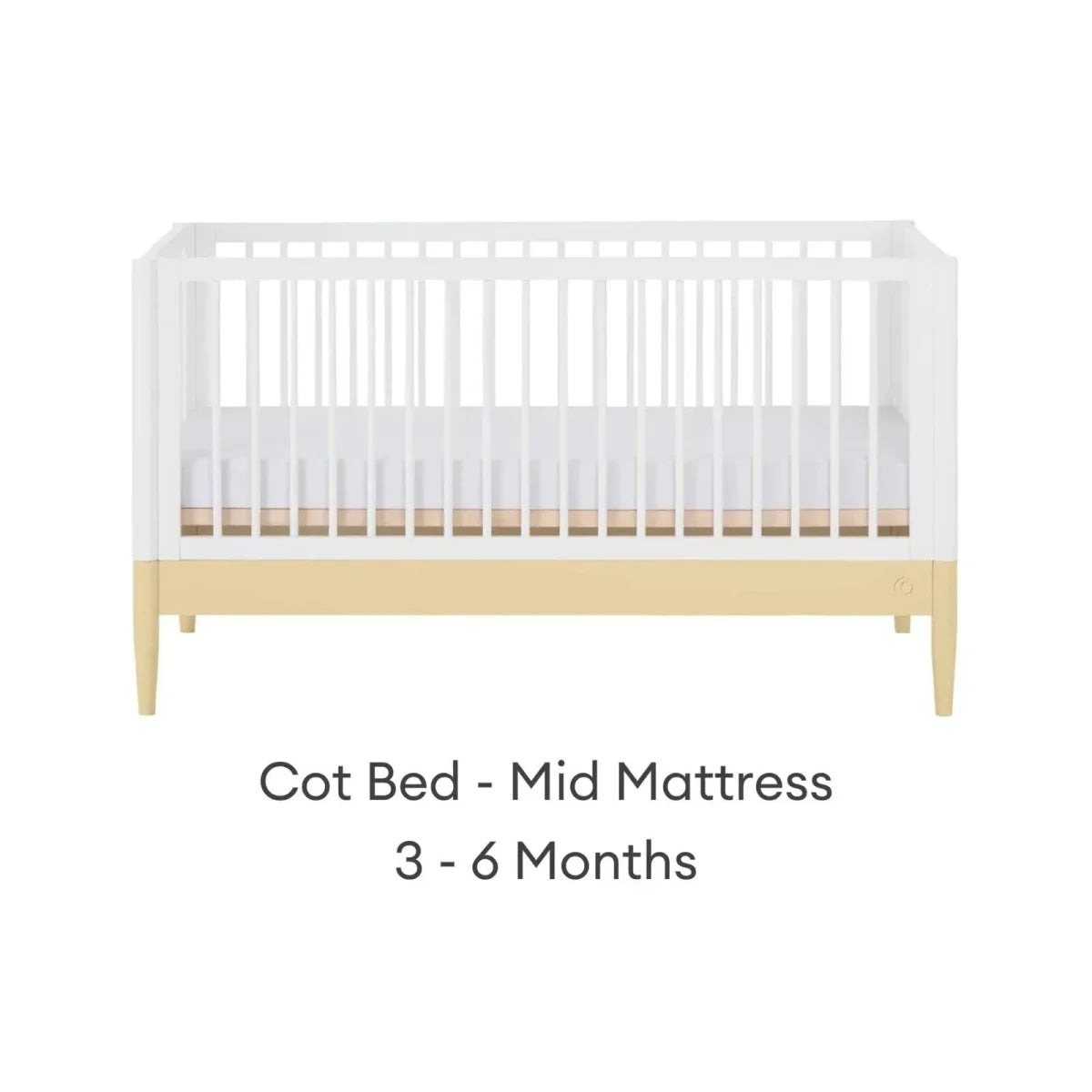Gaia Baby Eos 2 Piece Room Set - Primrose Yellow/White