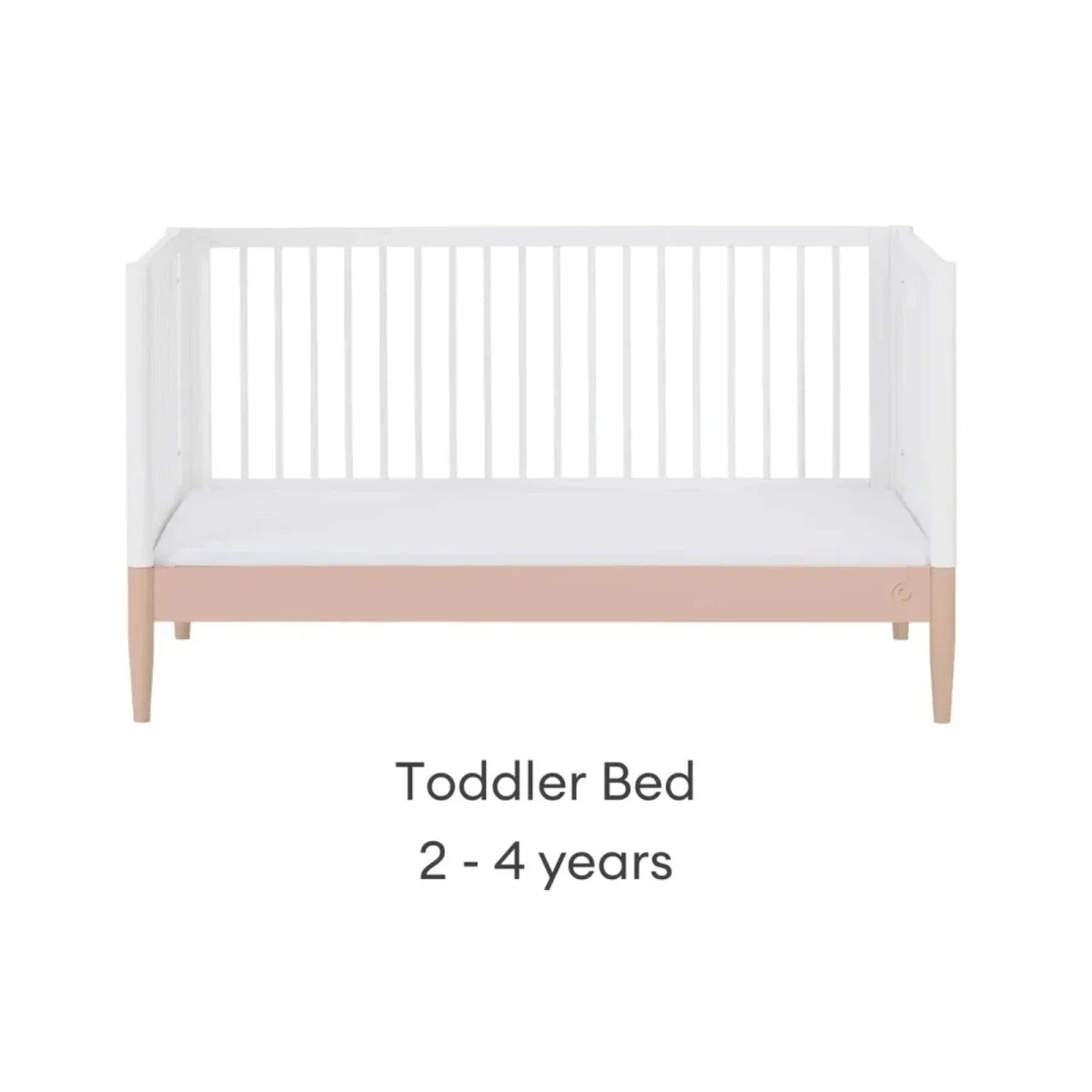 Gaia Baby Eos 2 Piece Room Set - Powder Blush/White
