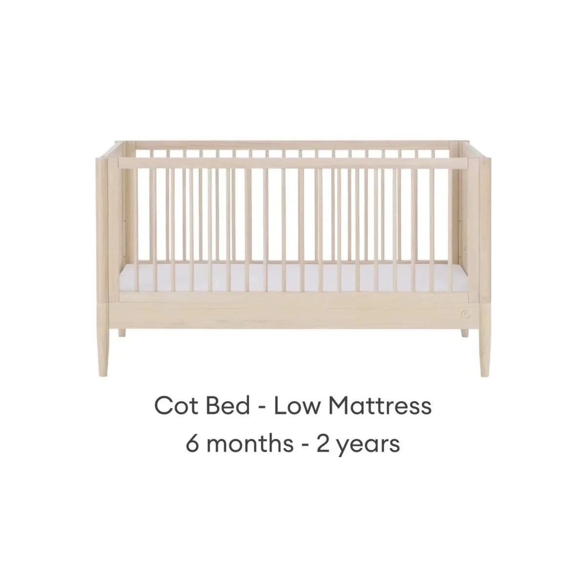 Gaia Baby Eos Nursery Cot Bed - All Natural Ash