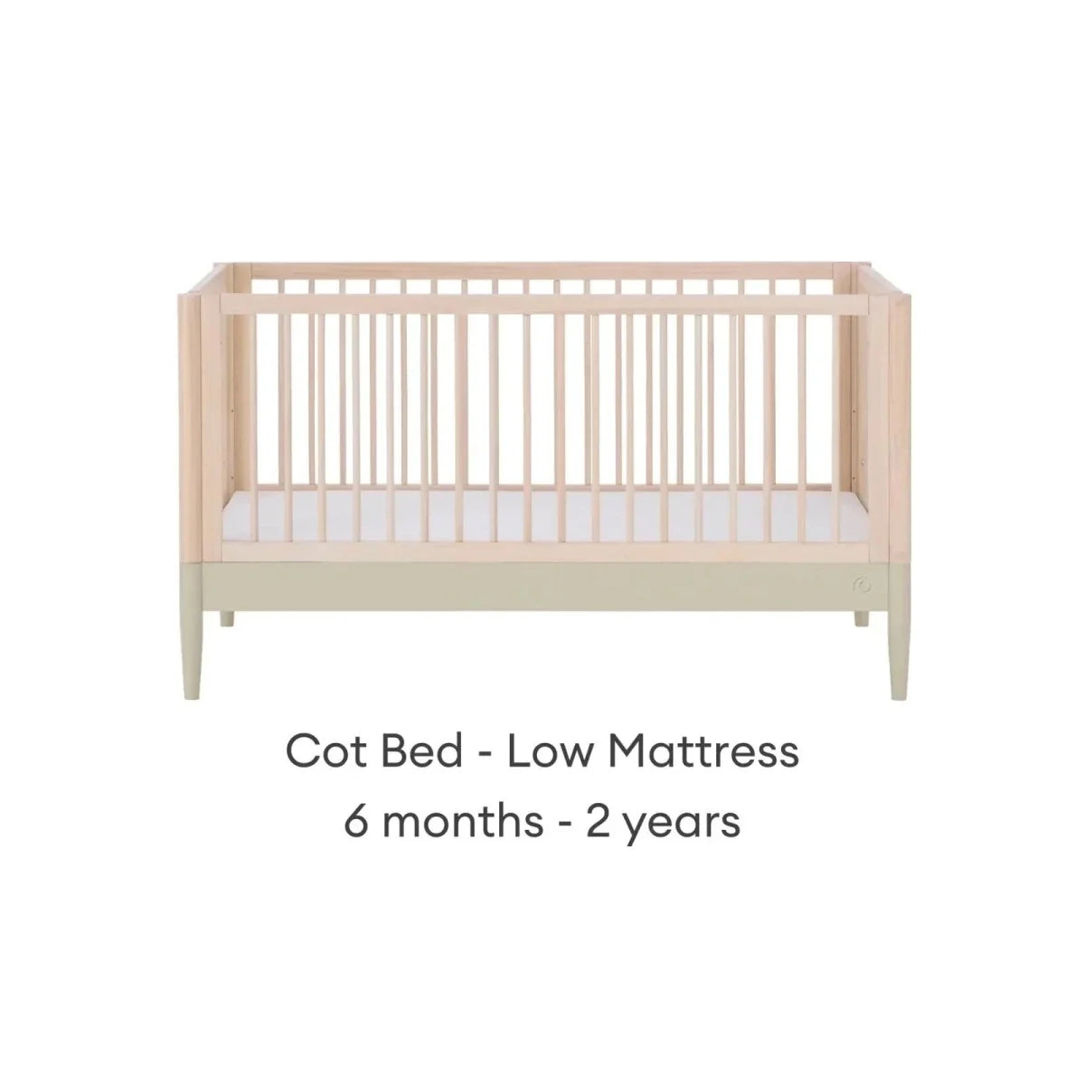 Gaia Baby Eos Nursery Cot Bed - Desert Sage/Natural Ash