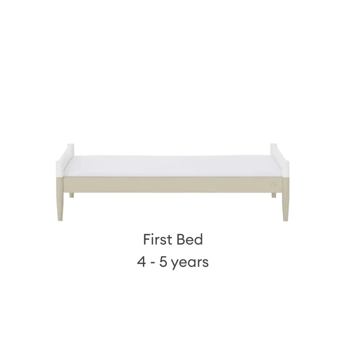 Gaia Baby Eos Nursery Cot Bed - Desert Sage/White