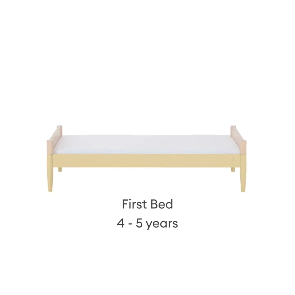 Gaia Baby Eos Nursery Cot Bed - Primrose Yellow/Natural Ash