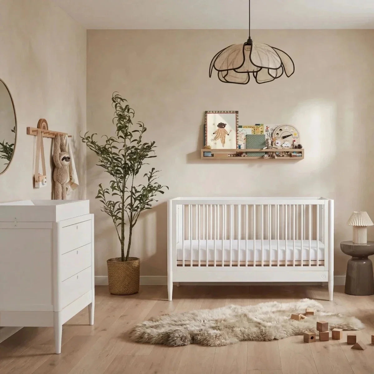 Gaia Baby Eos Dresser - All White