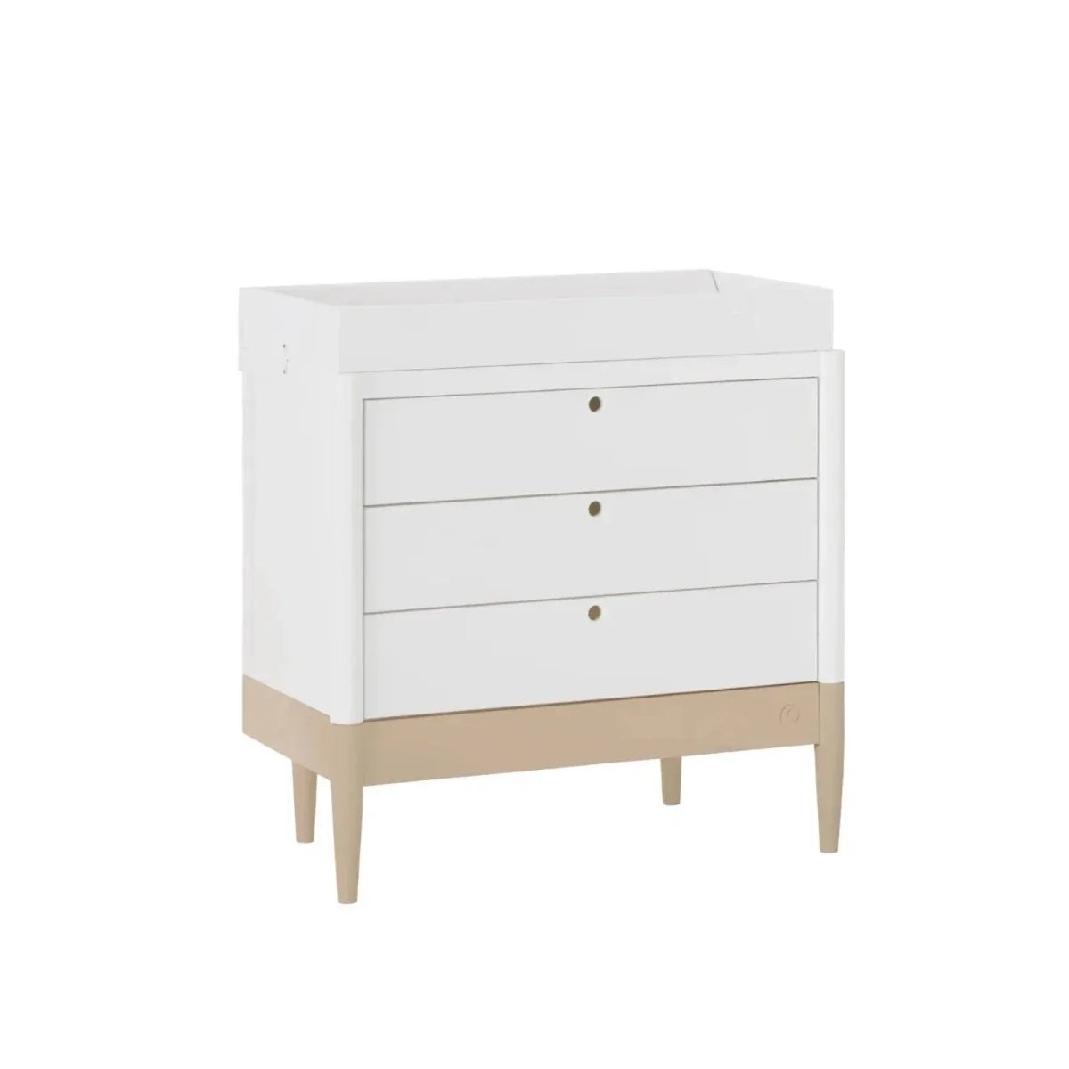 Gaia Baby Eos Dresser - Natural Ash/White