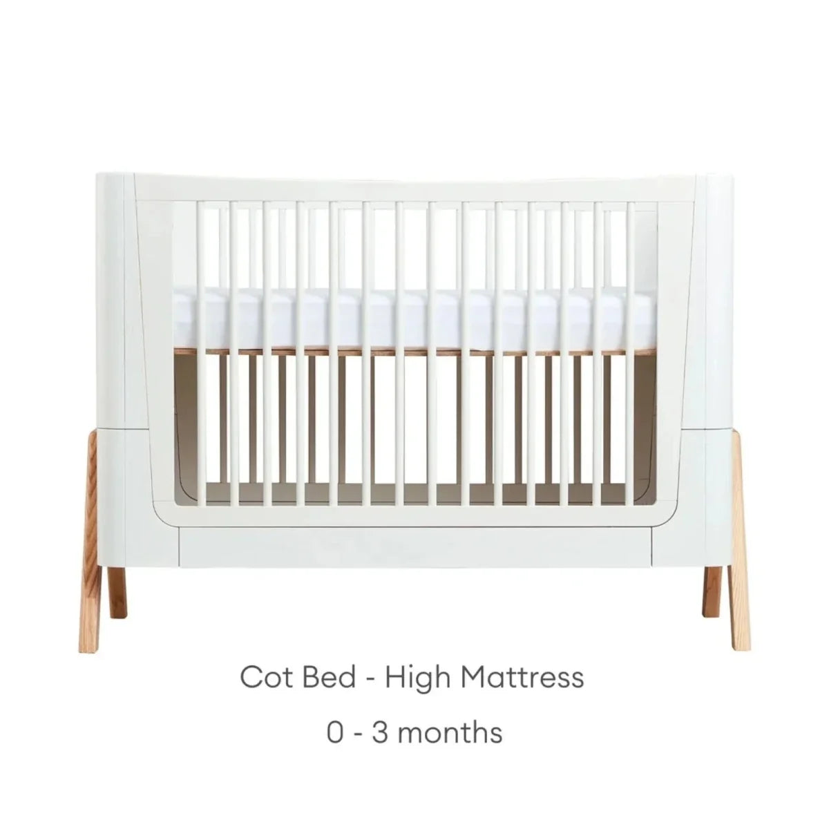 Gaia Baby Hera 2 Piece Room Set - Scandi White/Natural