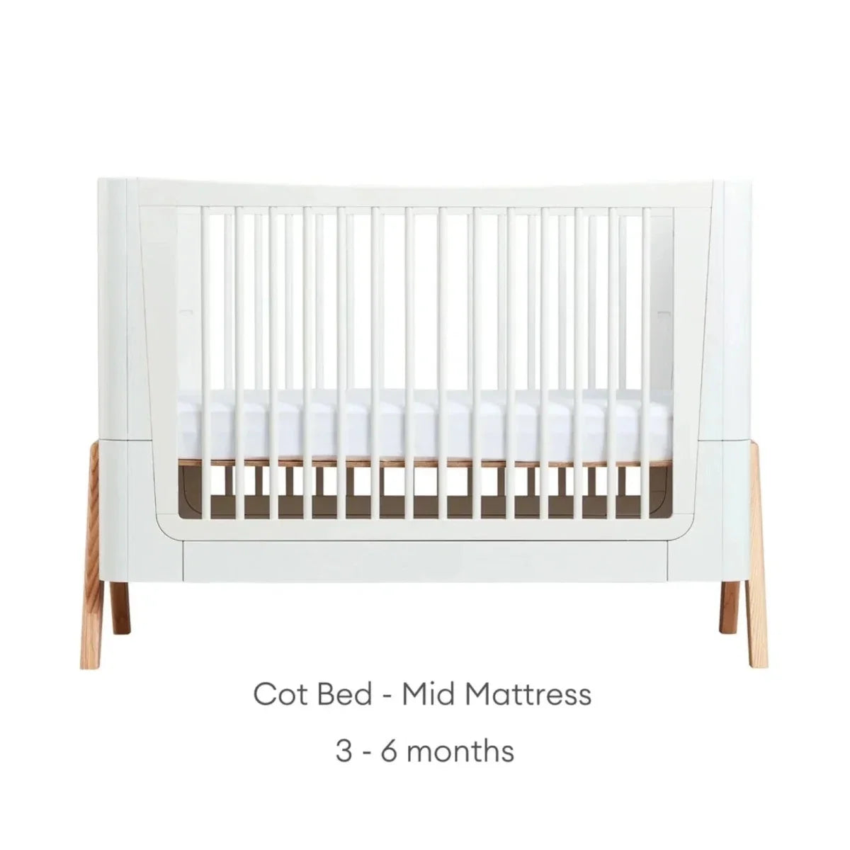 Gaia Baby Hera 2 Piece Room Set - Scandi White/Natural