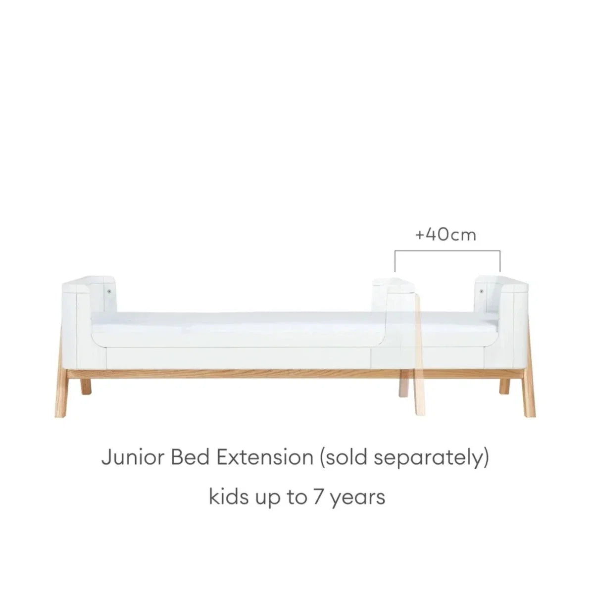 Gaia Baby Hera 2 Piece Room Set - Scandi White/Natural