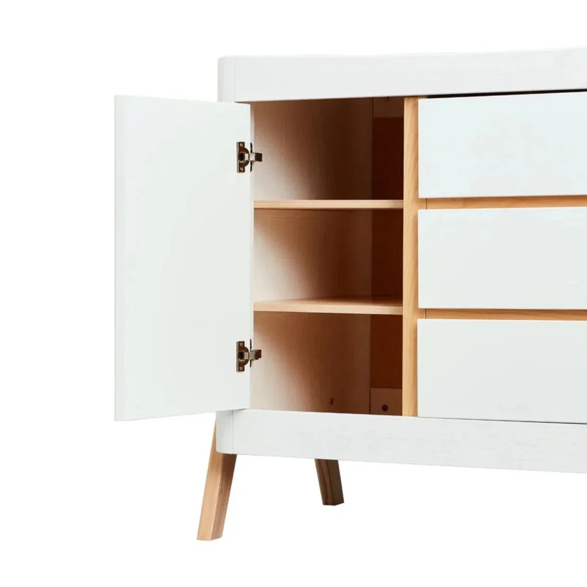 Gaia Baby Hera 2 Piece Room Set - Scandi White/Natural