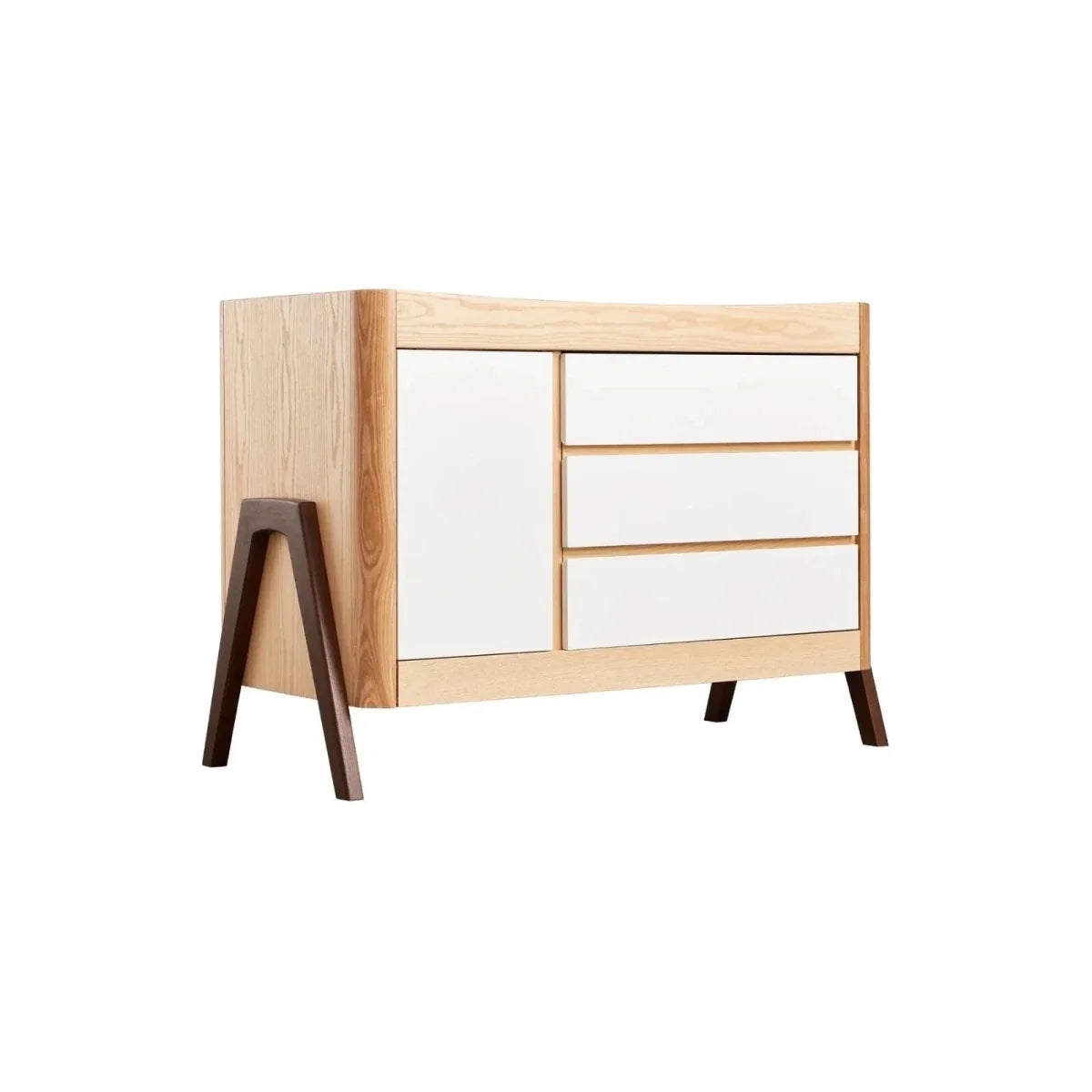 Gaia Baby Hera Dresser - Natural/Walnut
