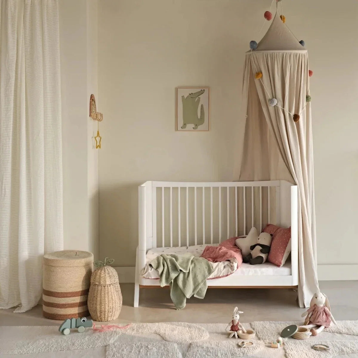 Gaia Baby Hera Fitted Sheet Cot Bed 2 Pack