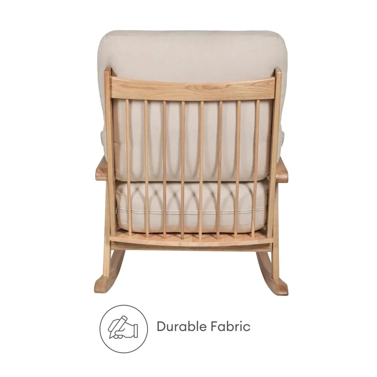 Gaia Baby Hera Rocking Chair - Natural Oak/Barley